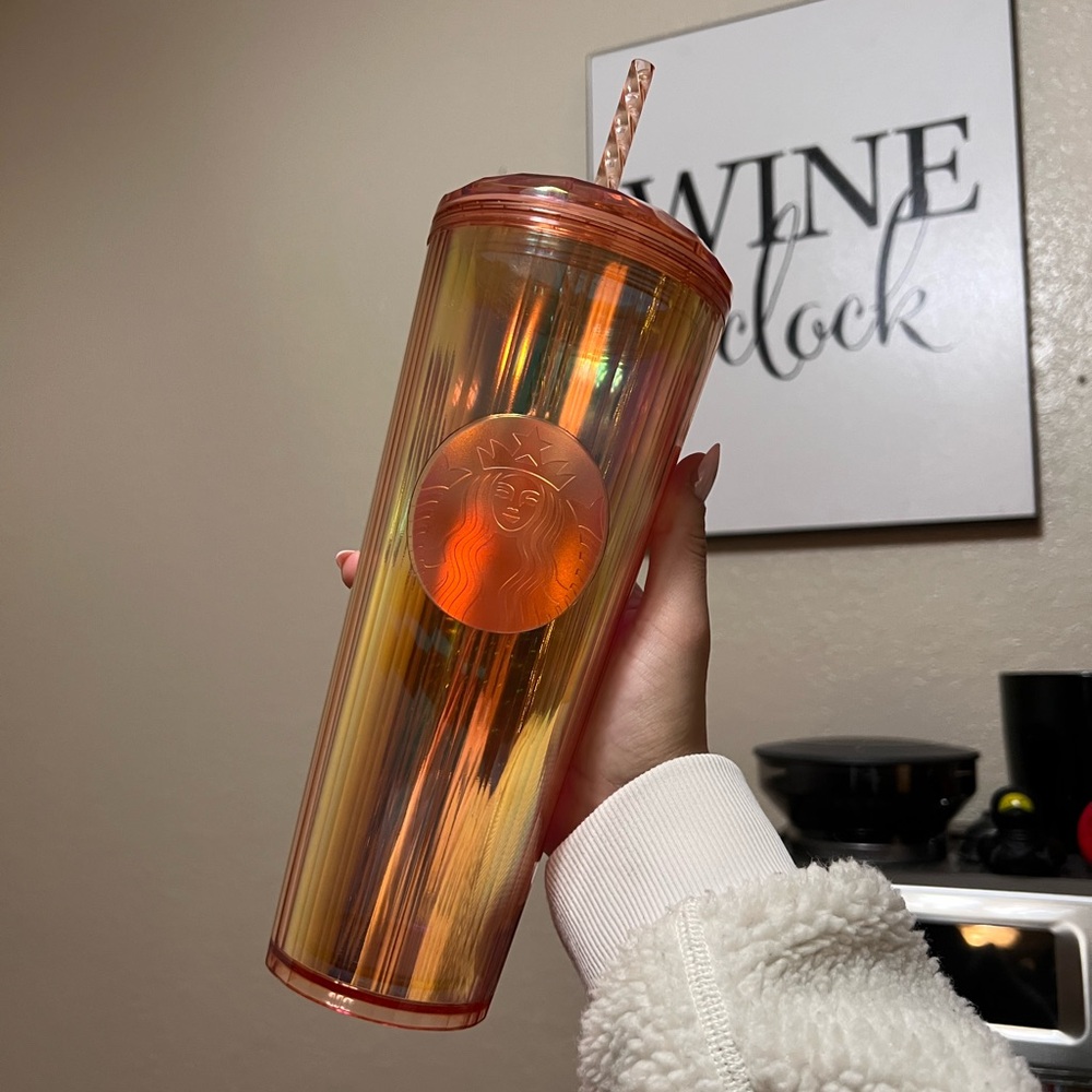 Starbucks Shimmering Orange Tumbler